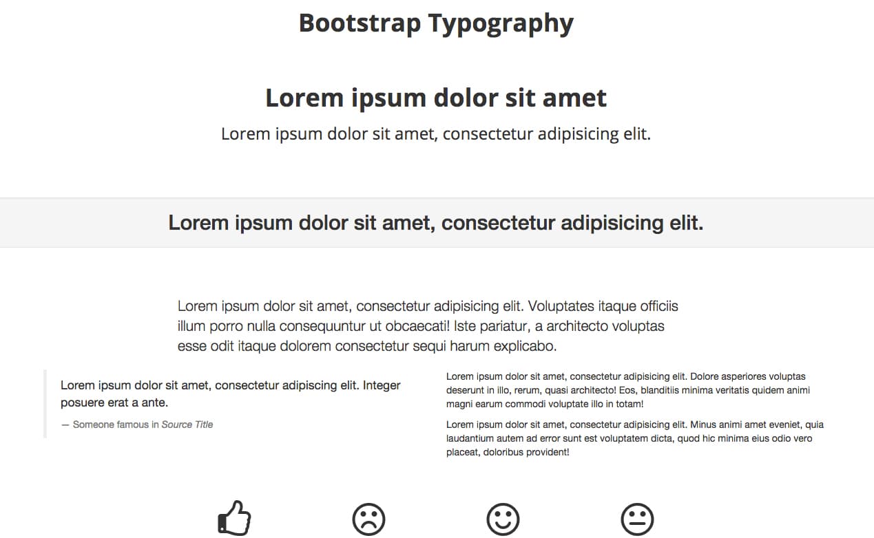 Typography Template screenshot